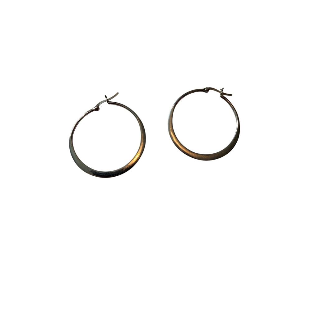 Sterling Silver Hoops
